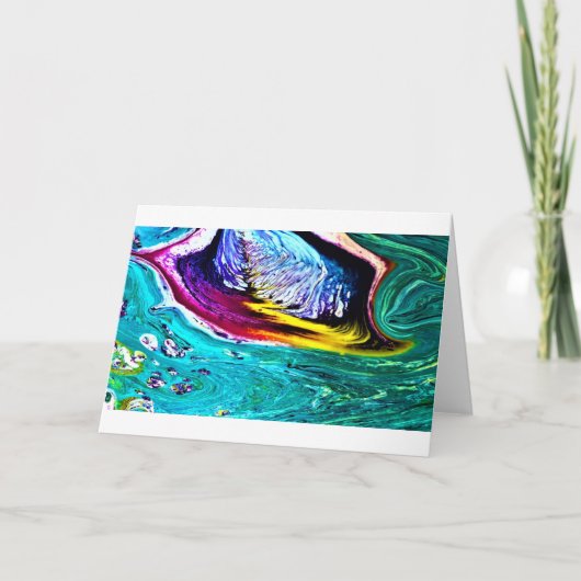 Étude de couleur Abstraite 33, carte (Devant)