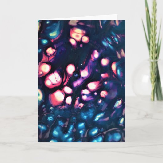 Étude de couleur Abstraite 341, carte (Devant)