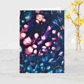 Étude de couleur Abstraite 341, carte (Fleur jaune)