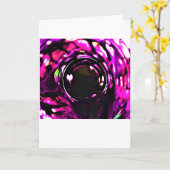 Étude de couleur abstraite 391, carte (Fleur jaune)