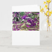 Étude de couleur abstraite 394, carte (Fleur jaune)