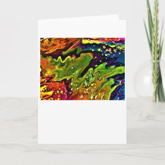 Étude de couleur Abstraite 3, carte (Devant)