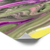 Étude de couleur Abstraite 415, Poster (Coin)