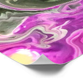 Étude de couleur Abstraite 421, Poster (Coin)