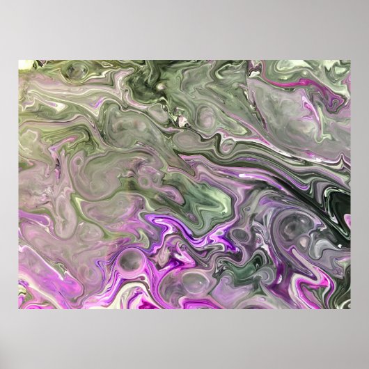 Étude de couleur Abstraite 426, Poster (Devant)