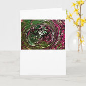 Étude de couleur Abstraite 433, carte (Fleur jaune)