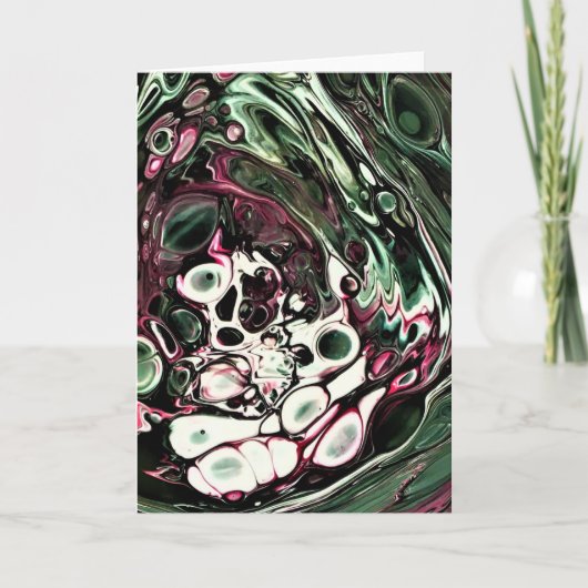 Étude de couleur Abstraite 436, carte (Devant)