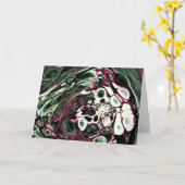 Étude de couleur Abstraite 436, carte (Fleur jaune)