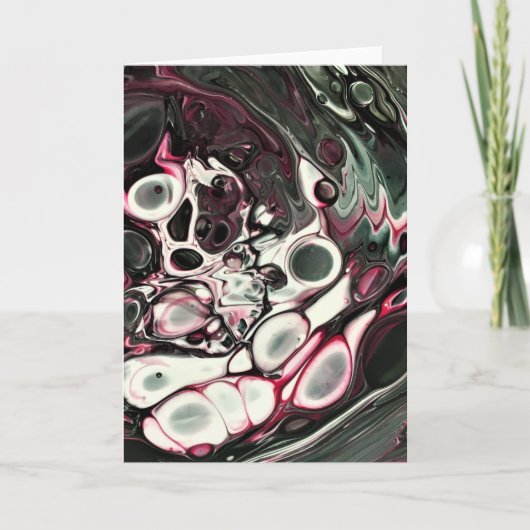 Étude de couleur Abstraite 437, carte (Devant)