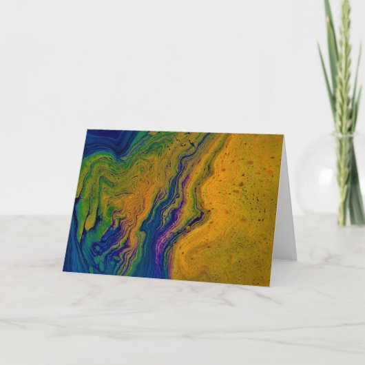 Étude de couleur Abstraite 43, carte (Devant)