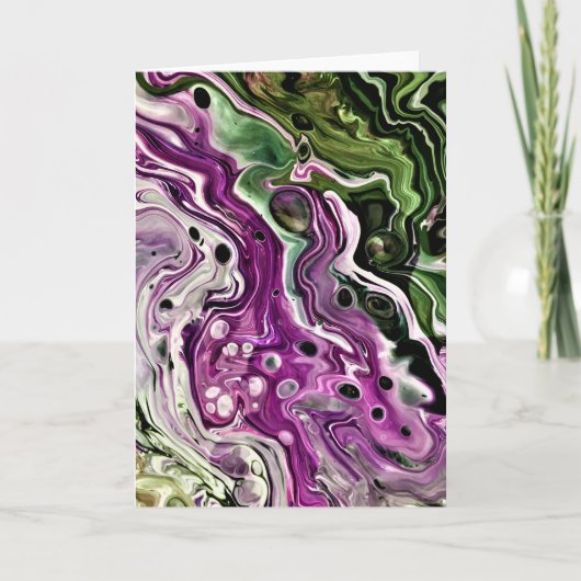 Étude de couleur Abstraite 440, carte (Devant)