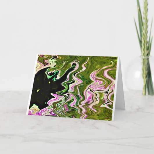 Étude de couleur Abstraite 451, carte (Devant)