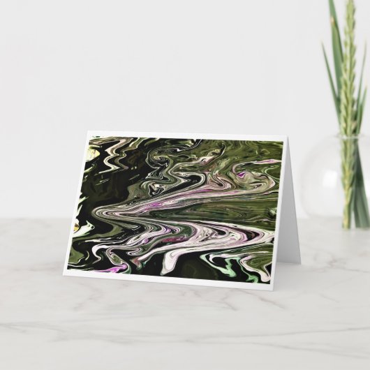 Étude de couleur Abstraite 455, carte (Devant)