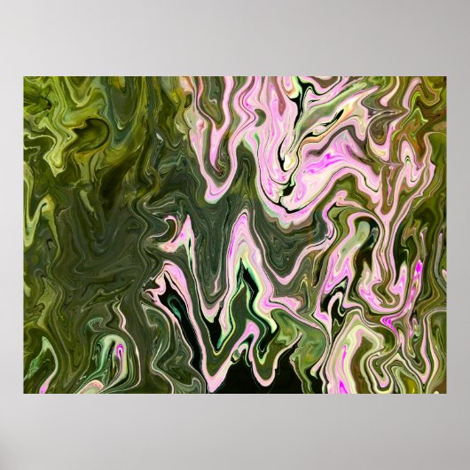 Étude de couleur Abstraite 457, Poster (Devant)