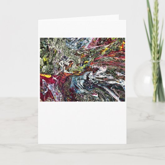 Étude de couleur Abstraite 45, carte (Devant)