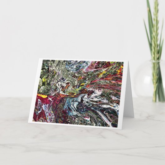 Étude de couleur Abstraite 45, carte (Devant)