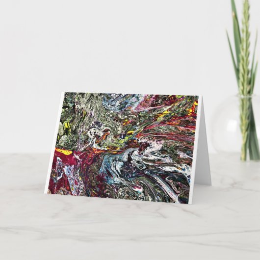 Étude de couleur Abstraite 45, carte (Devant)