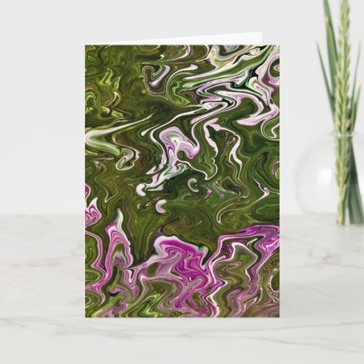 Étude de couleur Abstraite 463, carte (Devant)