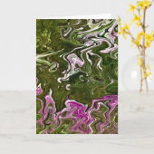 Étude de couleur Abstraite 463, carte (Fleur jaune)