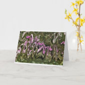 Étude de couleur Abstraite 466, carte (Fleur jaune)