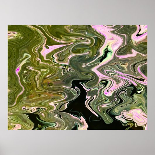 Étude de couleur Abstraite 479, Poster (Devant)