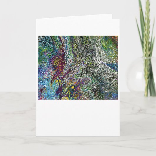 Étude de couleur Abstraite 53, carte (Devant)