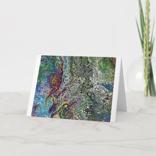 Étude de couleur Abstraite 53, carte (Devant)