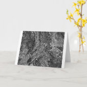 Étude de couleur abstraite 53 / Noir, Carte (Fleur jaune)