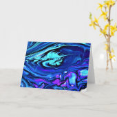 Étude de couleur Abstraite 55, carte (Fleur jaune)