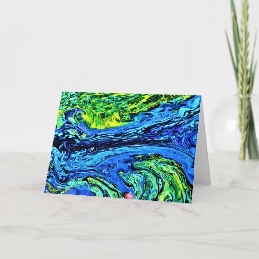 Étude de couleur Abstraite 56, carte (Devant)