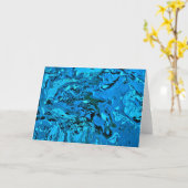 Étude de couleur Abstraite 5, carte (Fleur jaune)