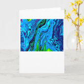 Étude de couleur Abstraite 60, carte (Fleur jaune)