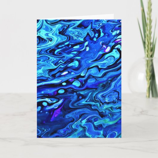 Étude de couleur Abstraite 63, carte (Devant)