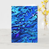 Étude de couleur Abstraite 63, carte (Fleur jaune)