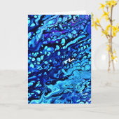 Étude de couleur Abstraite 65, carte (Fleur jaune)