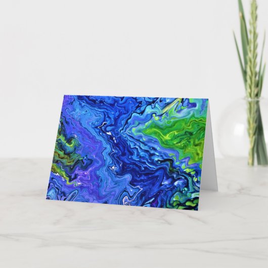 Étude de couleur Abstraite 68, carte (Devant)