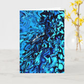 Étude de couleur Abstraite 69, carte (Fleur jaune)