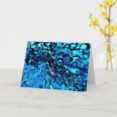 Étude de couleur Abstraite 69, carte (Fleur jaune)