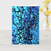 Étude de couleur Abstraite 74, carte (Fleur jaune)