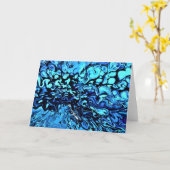 Étude de couleur Abstraite 74, carte (Fleur jaune)