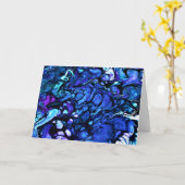 Étude de couleur Abstraite 77, carte (Fleur jaune)