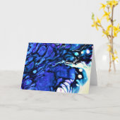 Étude de couleur Abstraite 79, carte (Fleur jaune)