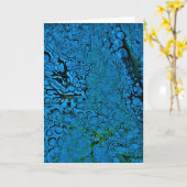 Étude de couleur Abstraite 7, carte (Fleur jaune)