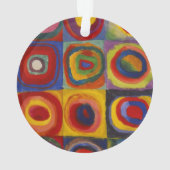 Étude de couleur des cercles Carré par Kandinsky (dos)