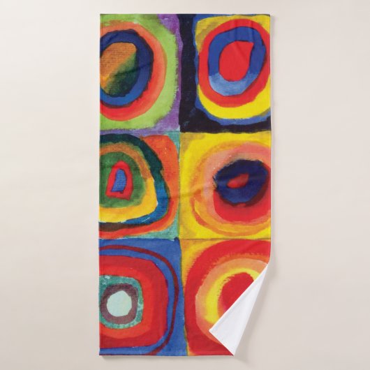Étude de couleur par Wassily Kandinsky (Serviette de bain)