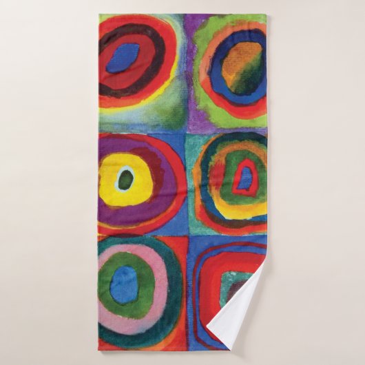 Étude de couleur par Wassily Kandinsky (Serviette de bain)