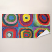 Étude de couleur par Wassily Kandinsky (Serviette de bain)