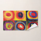 Étude de couleur par Wassily Kandinsky (Serviette à main)