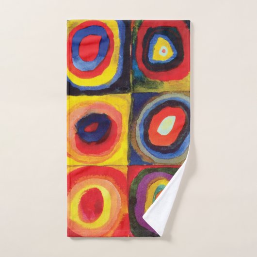 Étude de couleur par Wassily Kandinsky (Serviette à main)