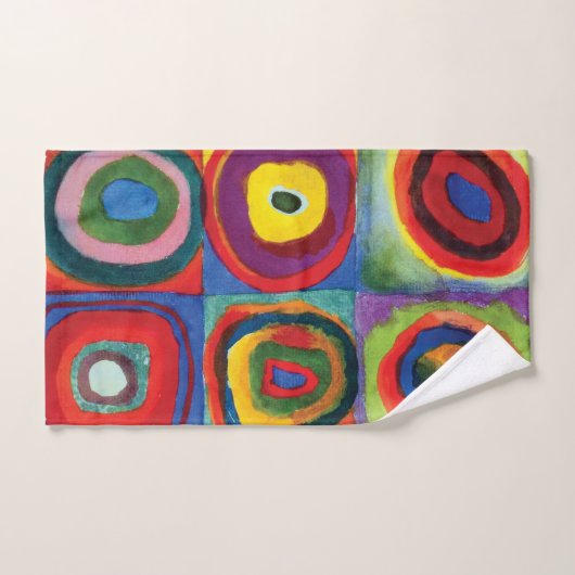 Étude de couleur par Wassily Kandinsky (Serviette à main)